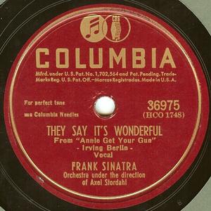 They Say It's Wonderful封面 - Frank Sinatra