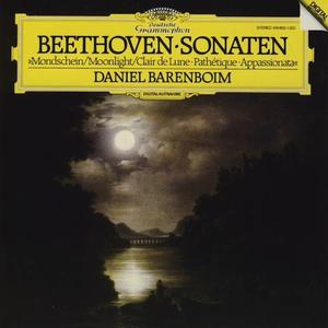 Beethoven: Sonaten, "Mondschein, Moonlight, Pathétique, Appassionata"封面 - Daniel Barenboim